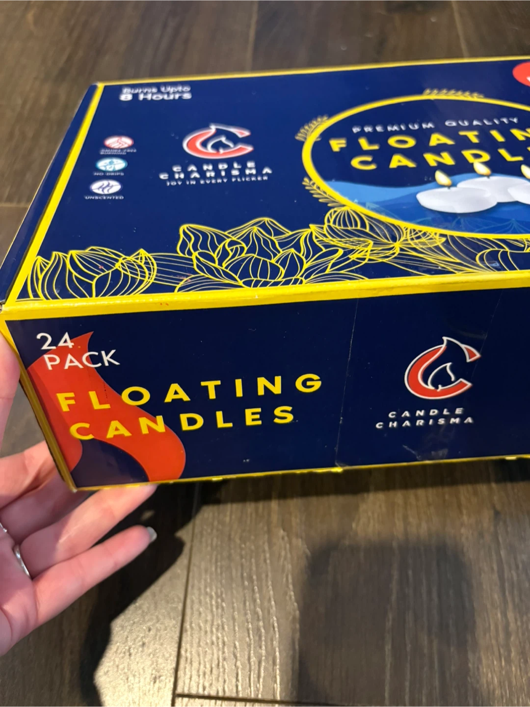 New 🥕Candle Charisma 24 Pack Floating Candles - photo 3
