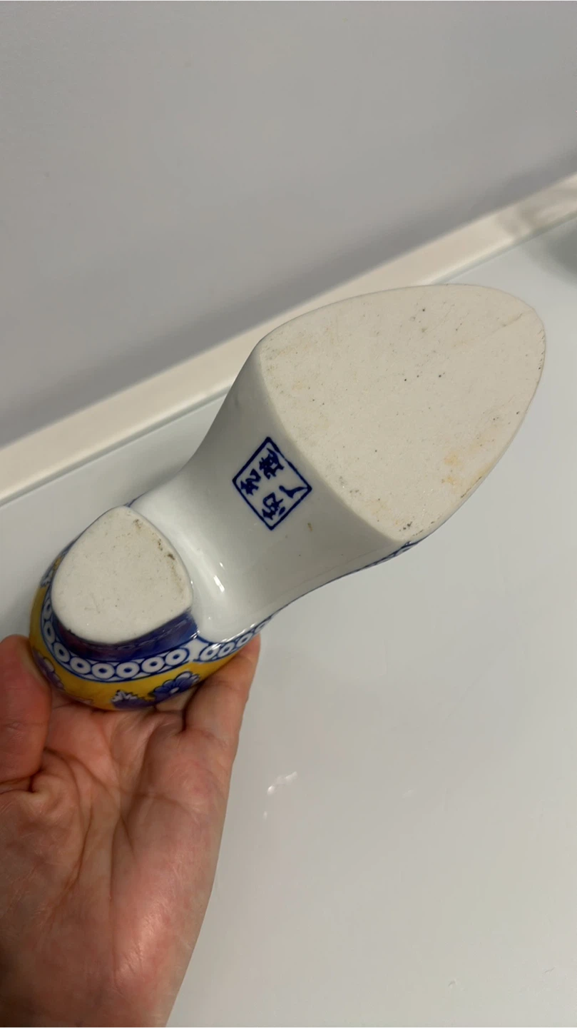 Vintage Ceramic High Heel Shoe Figurine - photo 4