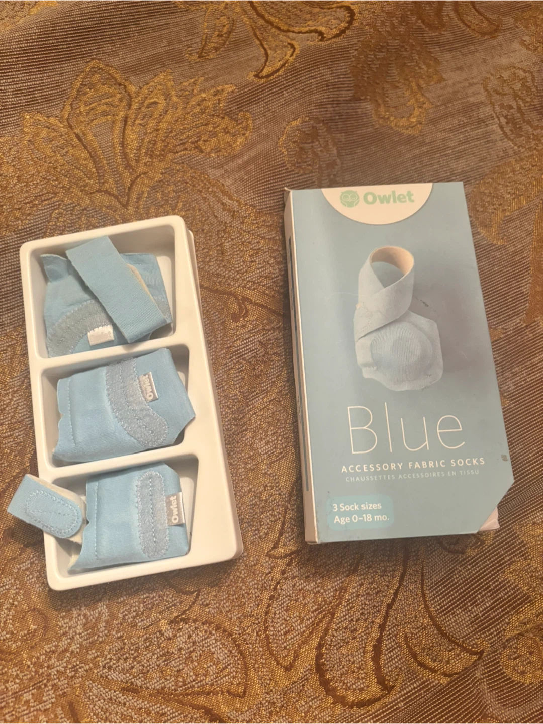Owlet Blue Accessory Fabric Socks