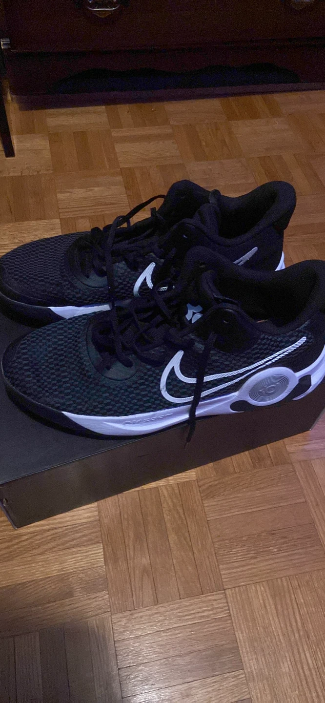 Nike KD Trey 5 IX Basketball Shoes - Black/White - photo 2