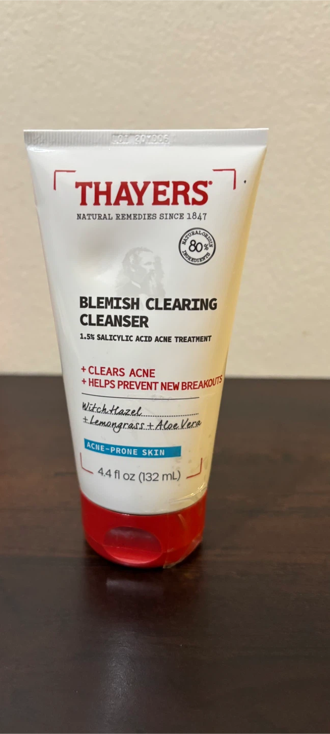 NEW-Thayers Blemish Clearing Cleanser 4.4 fl oz