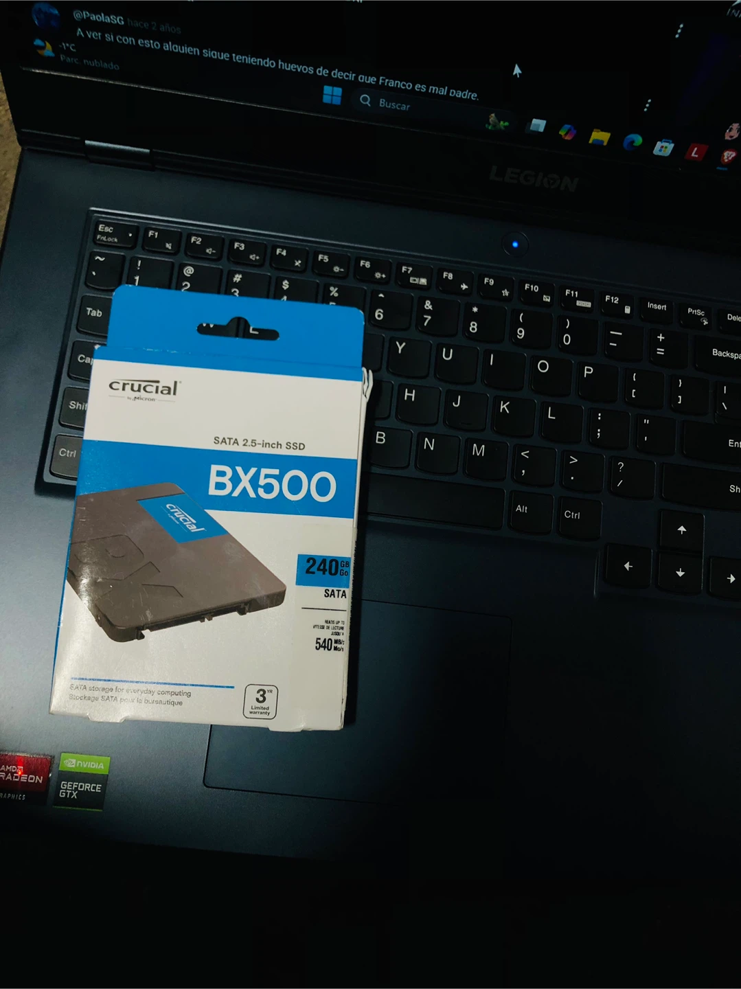 Crucial BX500 240GB SATA 2.5-inch SSD - photo 2