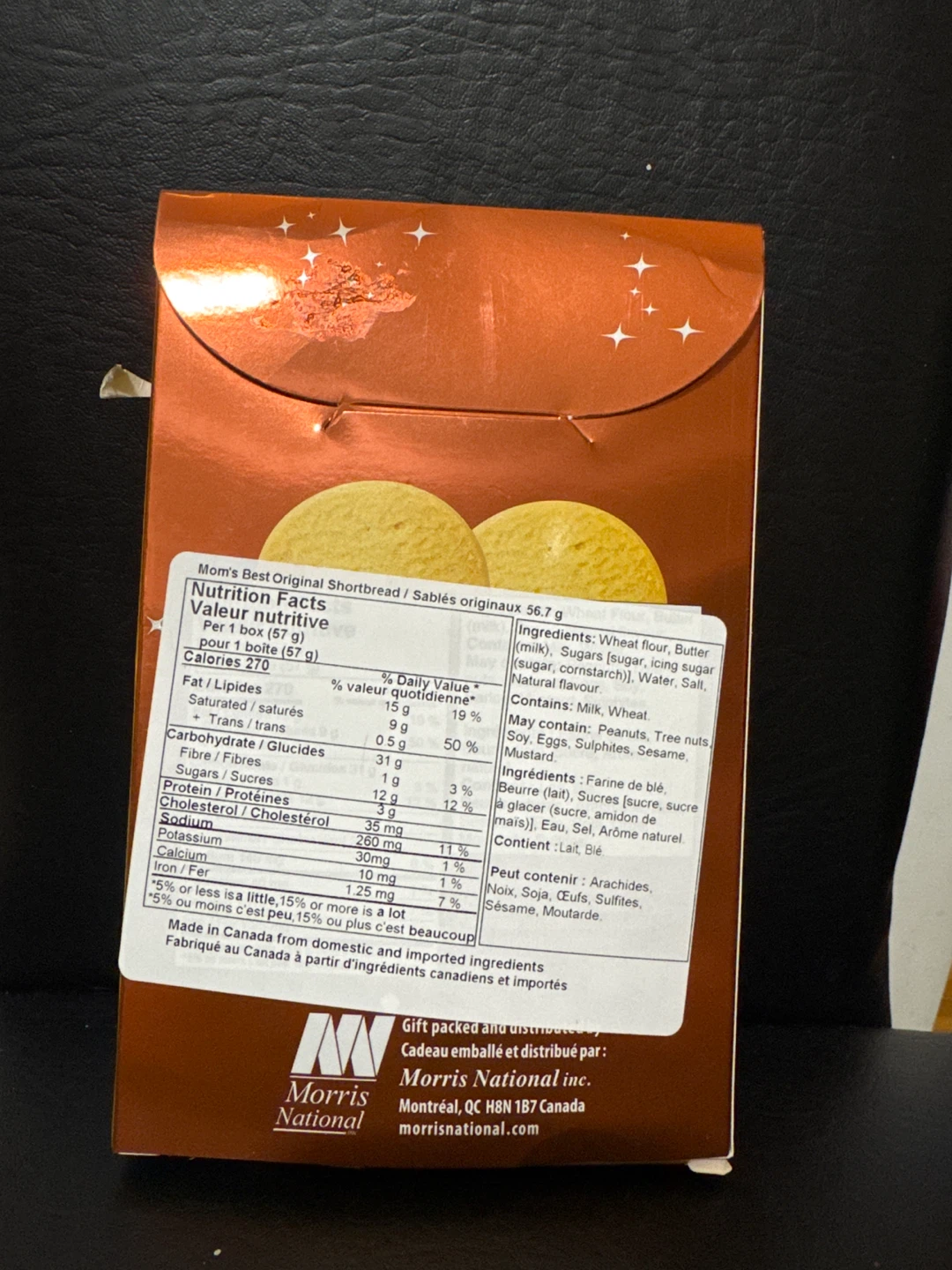 Mom's Best Original Shortbread Cookies 57g - photo 2