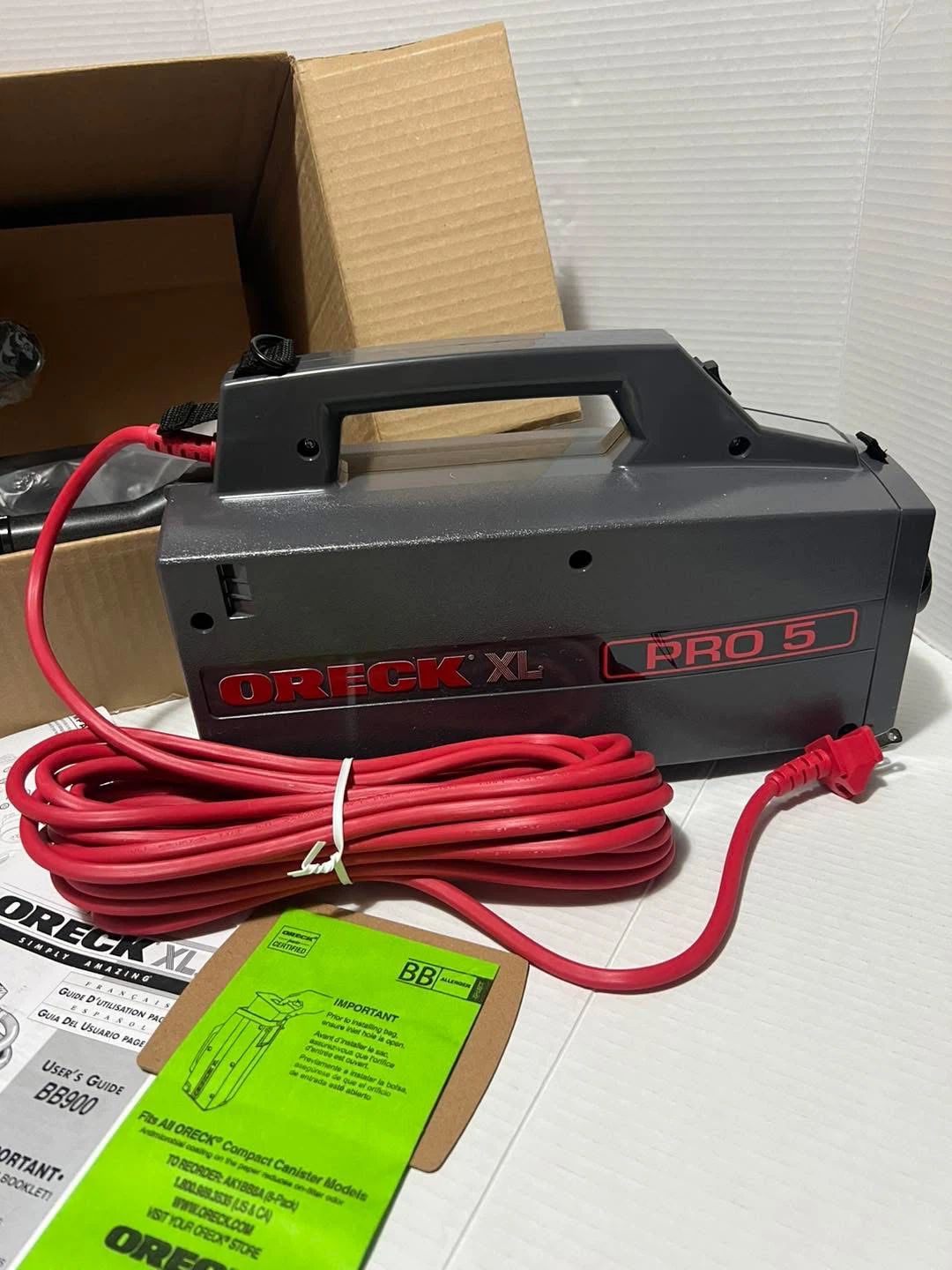 NEW Oreck Commercial XL Pro 5 Handheld Vacuum - photo 3