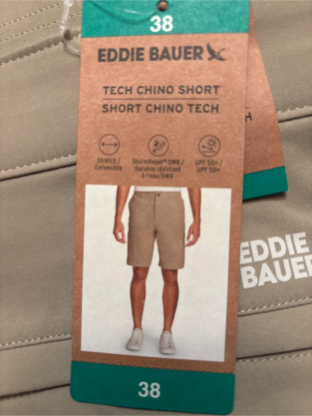 2pc Eddie Bauer & GAP Men's Chino Shorts - Size 38 - photo 2