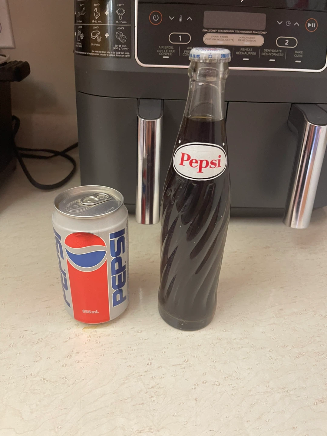 Pepsi Soda Can and Bottle