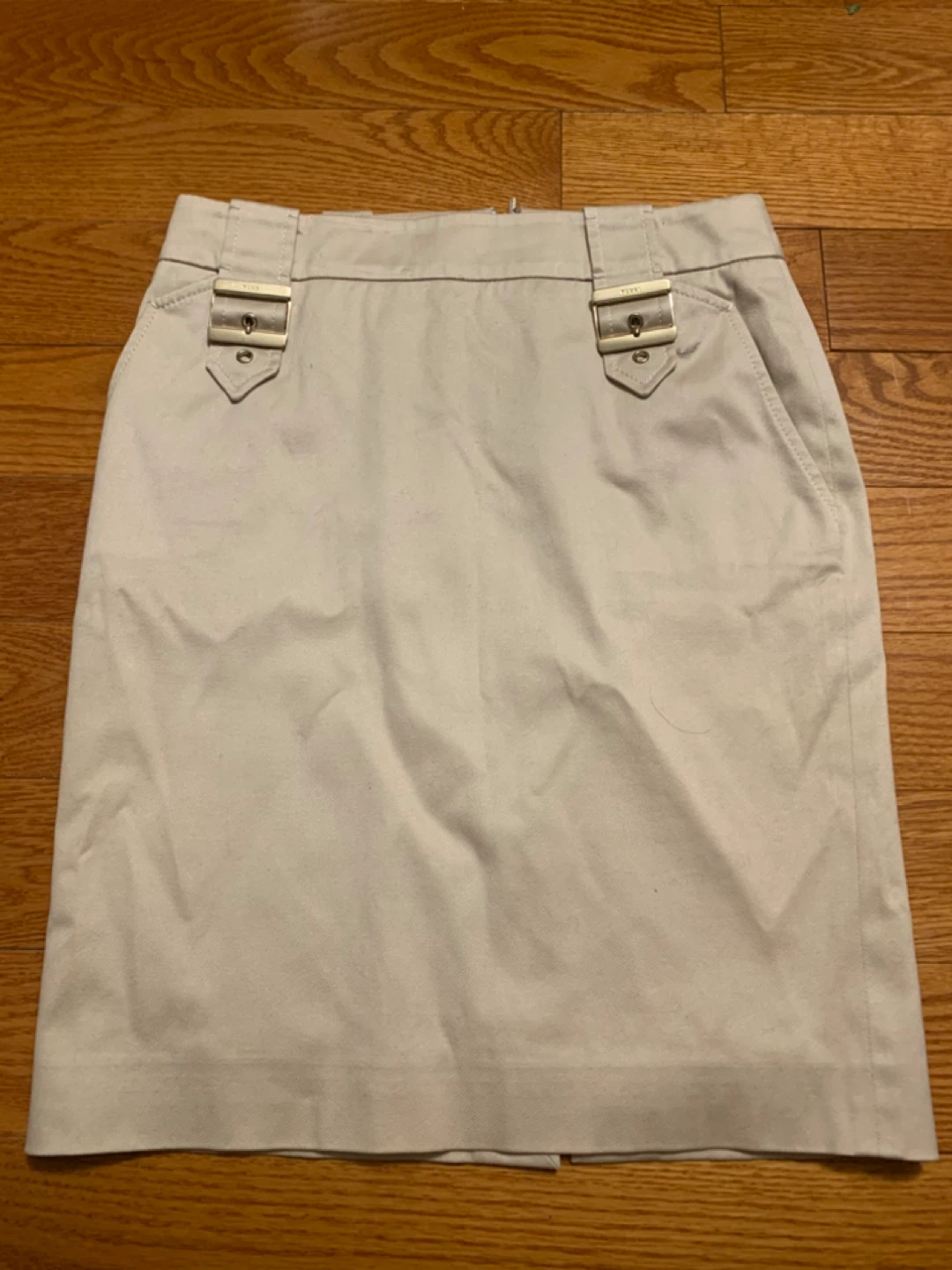 Gucci Tan Cotton Blend Knee-Length Skirt - Size 38