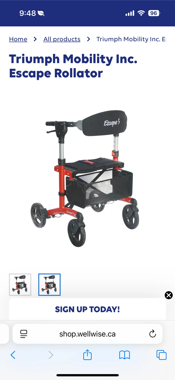 Gently used walker / mobility device - photo 5