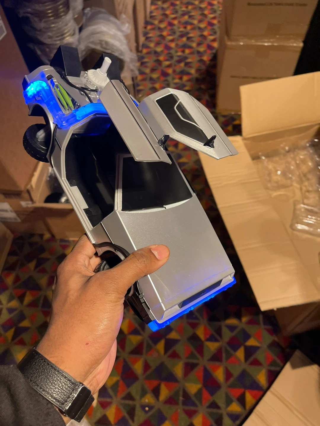 Back to the Future DeLorean Toy Car with Lights