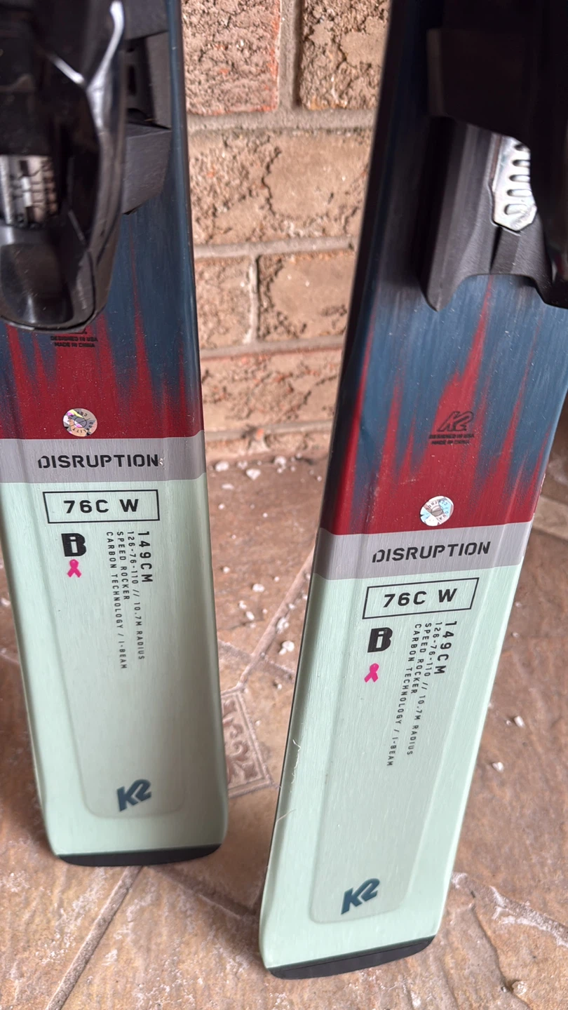 K2 Disruption 76C W Skis 149cm - photo 2