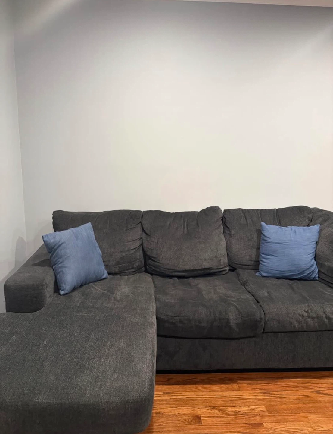 Charcoal Gray Sectional Sofa - photo 2