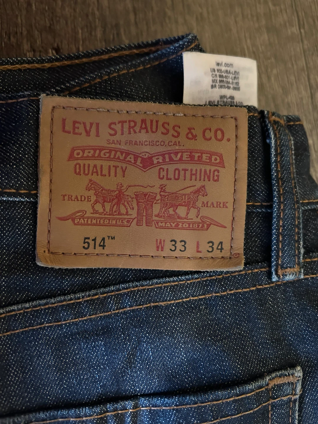 Levi's 514 Slim Straight Jeans - W33 L34 #2 - photo 4