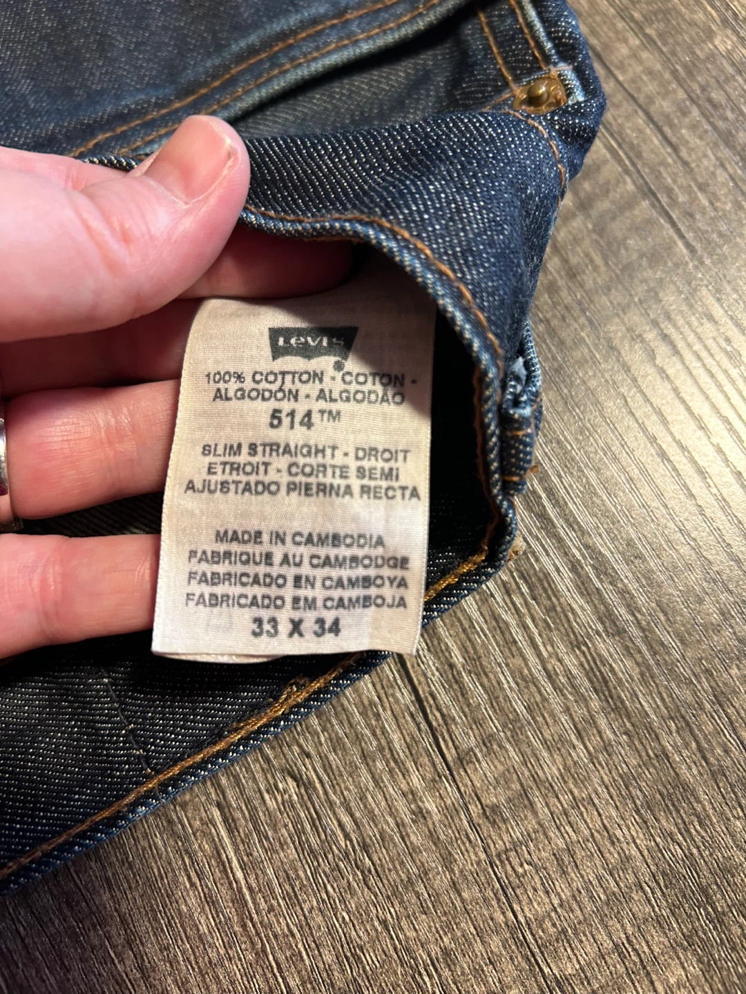 Levi's 514 Slim Straight Jeans - W33 L34 #2 - photo 3