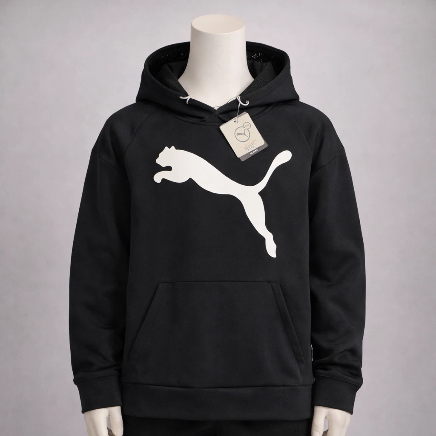 Puma Black Hoodie XL Slim Fit New With Tag Style 852718-01