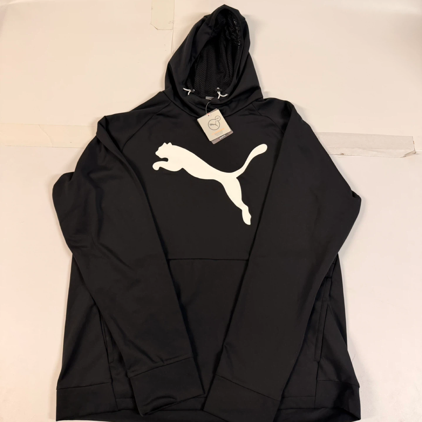 Puma Black Hoodie XL Slim Fit New With Tag Style 852718-01 - photo 3