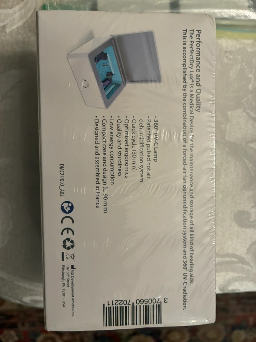 PerfectDry Lux Hearing Aid Dehumidifier with UV-C Radiation - photo 2