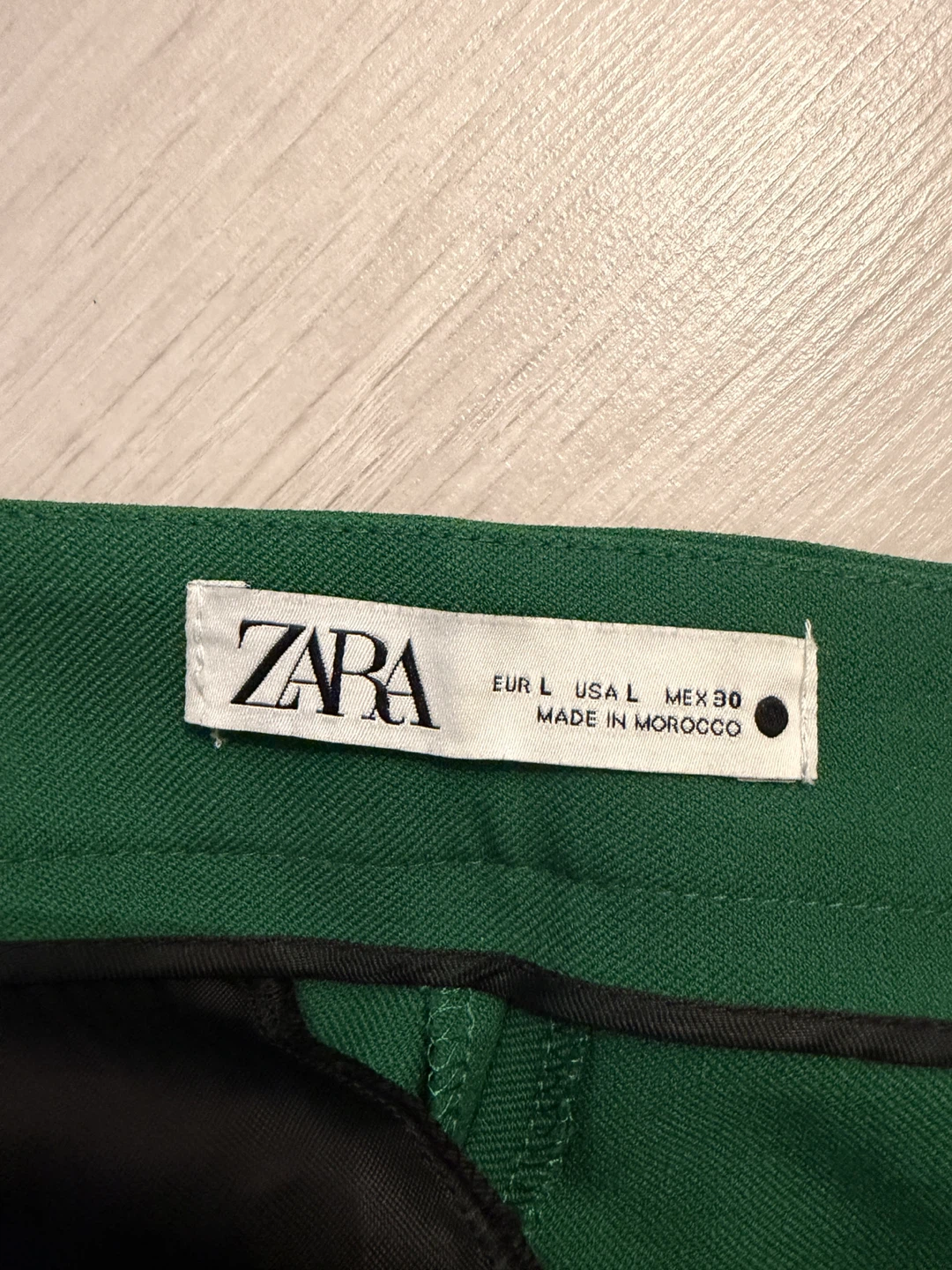 Zara Green Pants Size L - photo 2