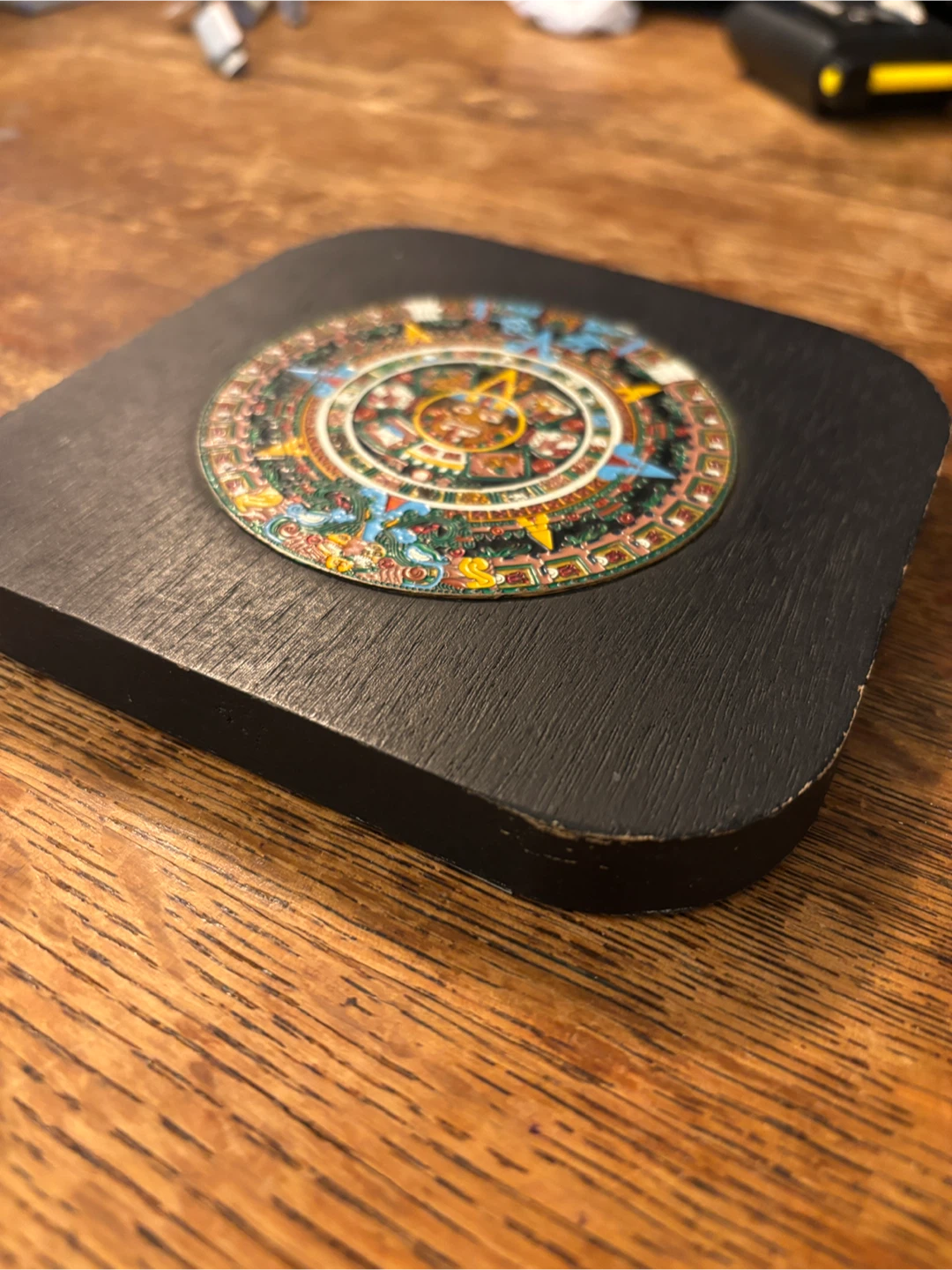 Aztec Sun Stone Calendar Wall Hanging (small) - photo 2