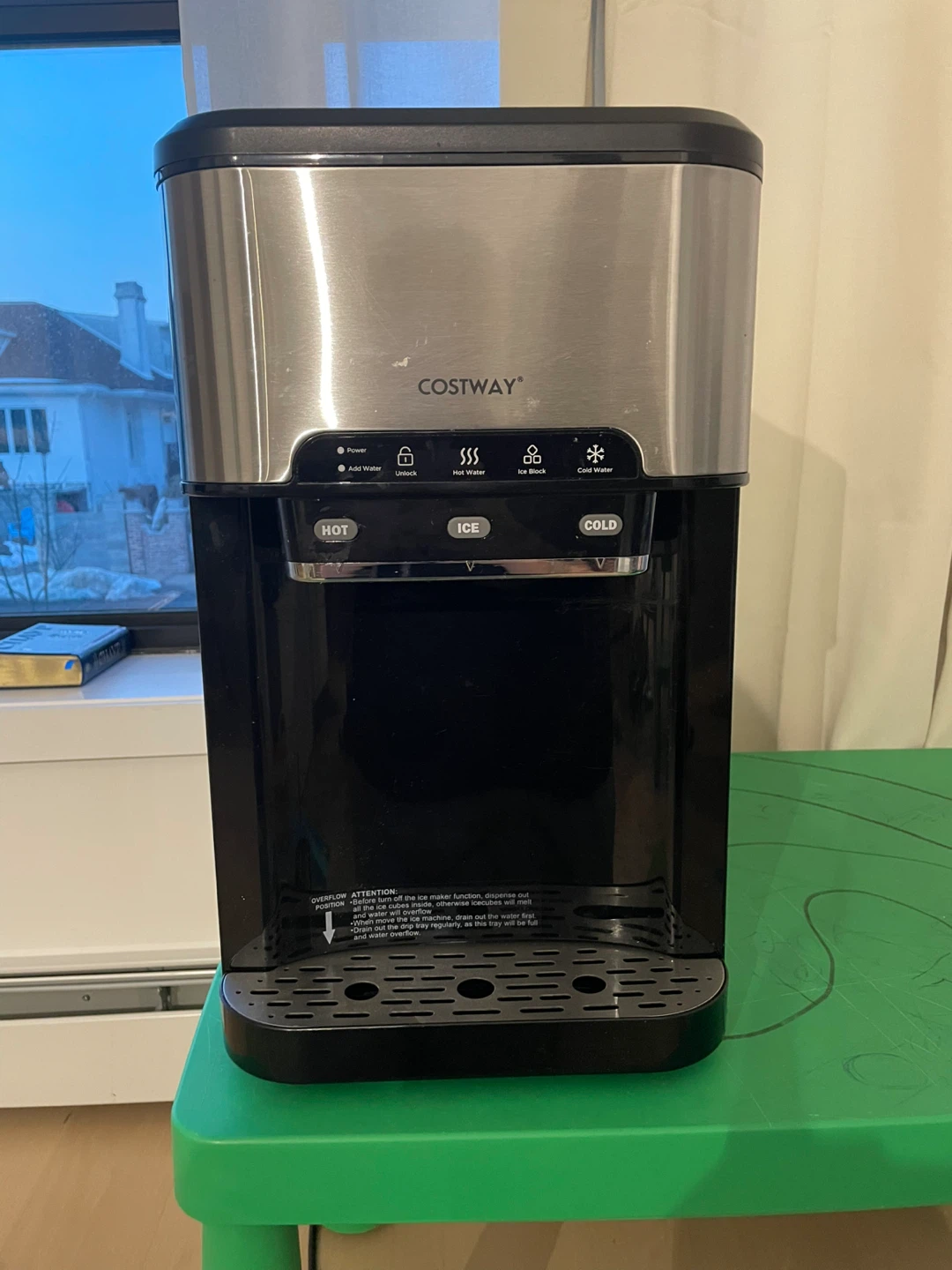 Costway Ice Maker and Water Dispenser