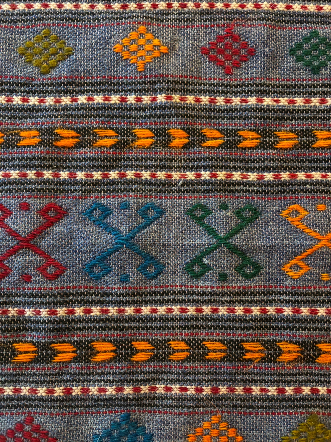 Small Multi-colour Woven Rug - photo 5