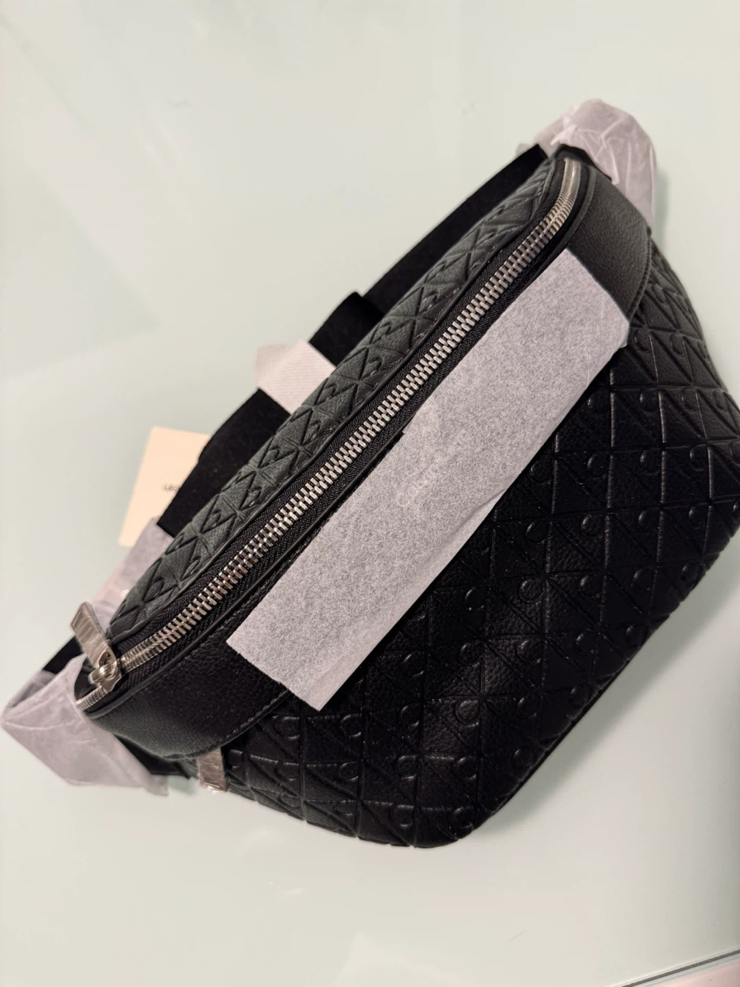 Calvin Klein Black Embossed Belt Bag - photo 2