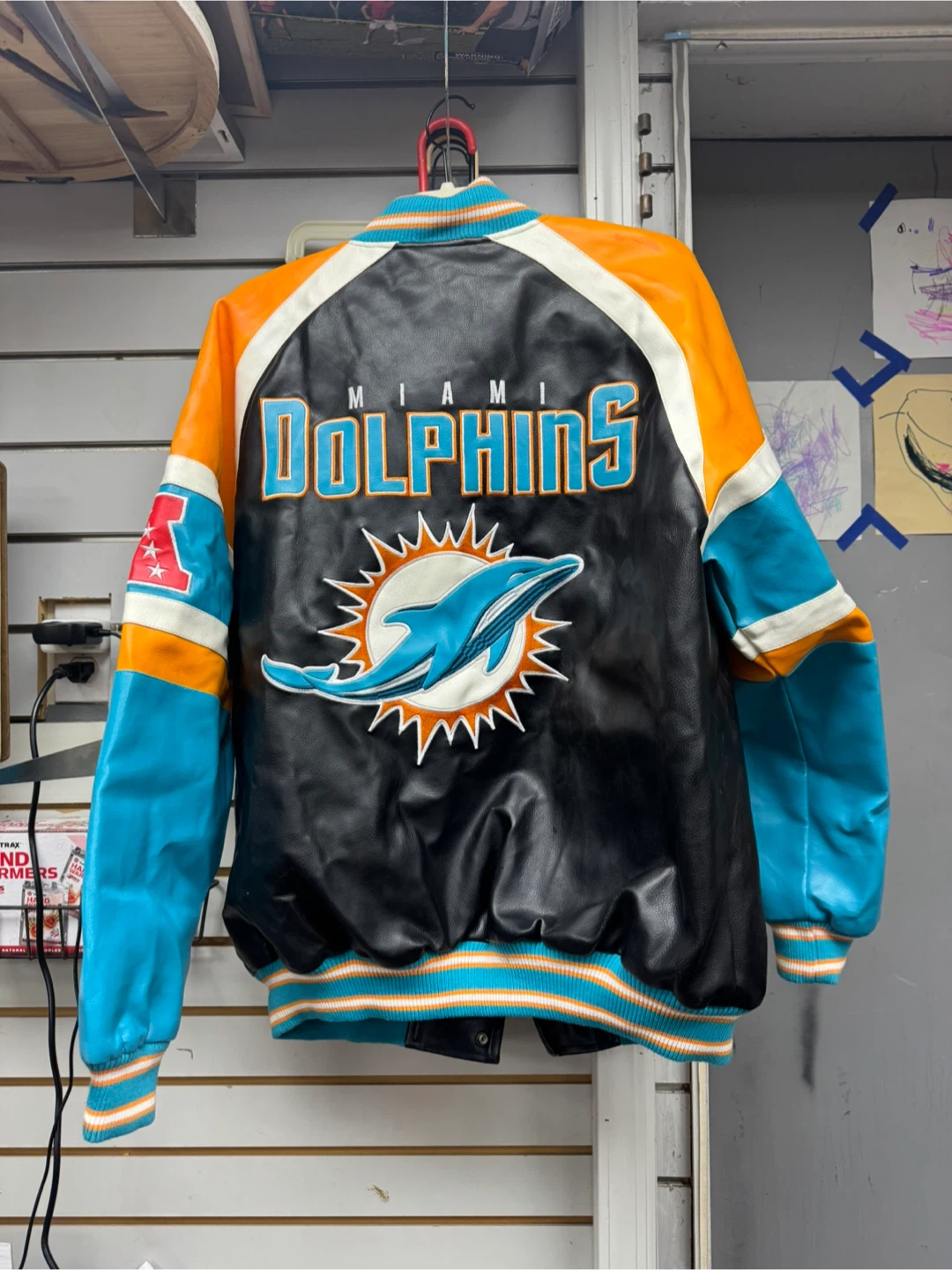 Miami Dolphins NFL Letterman Jacket - XL - photo 4