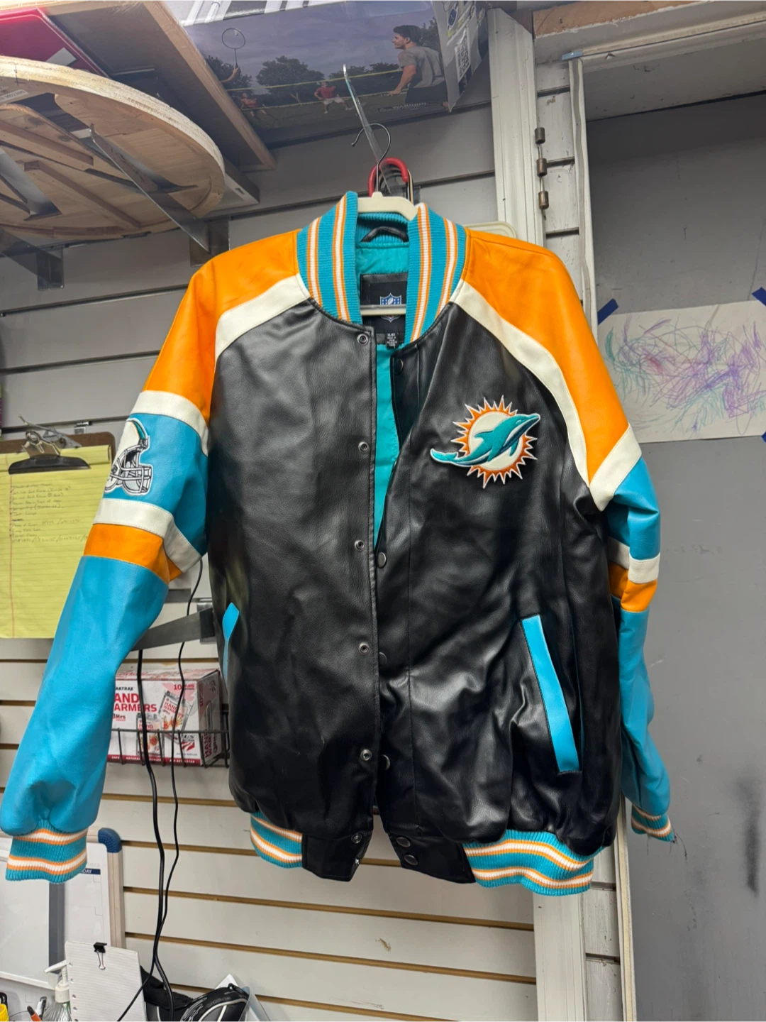 Miami Dolphins NFL Letterman Jacket - XL