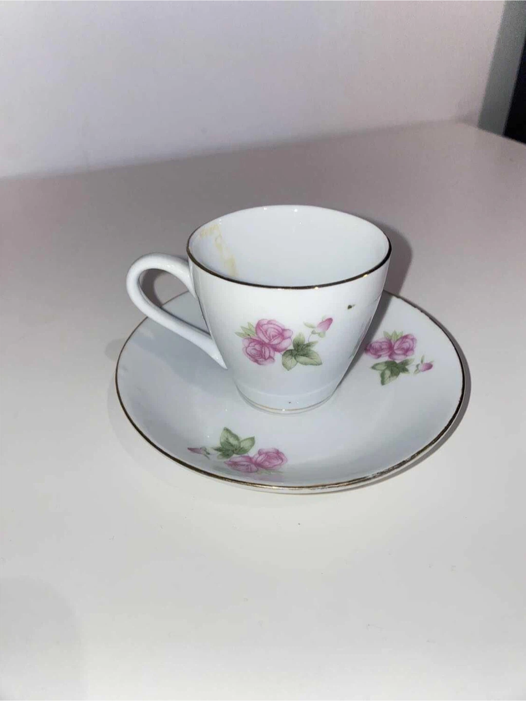 Vintage porcelain teacup set