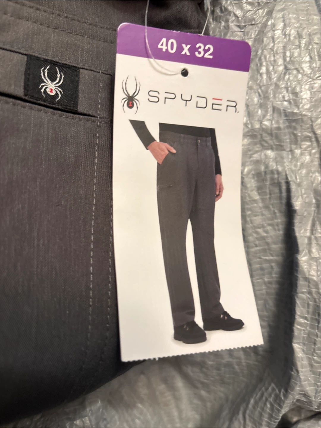 Spyder Men's Grey Pants 40 x 32 - photo 2