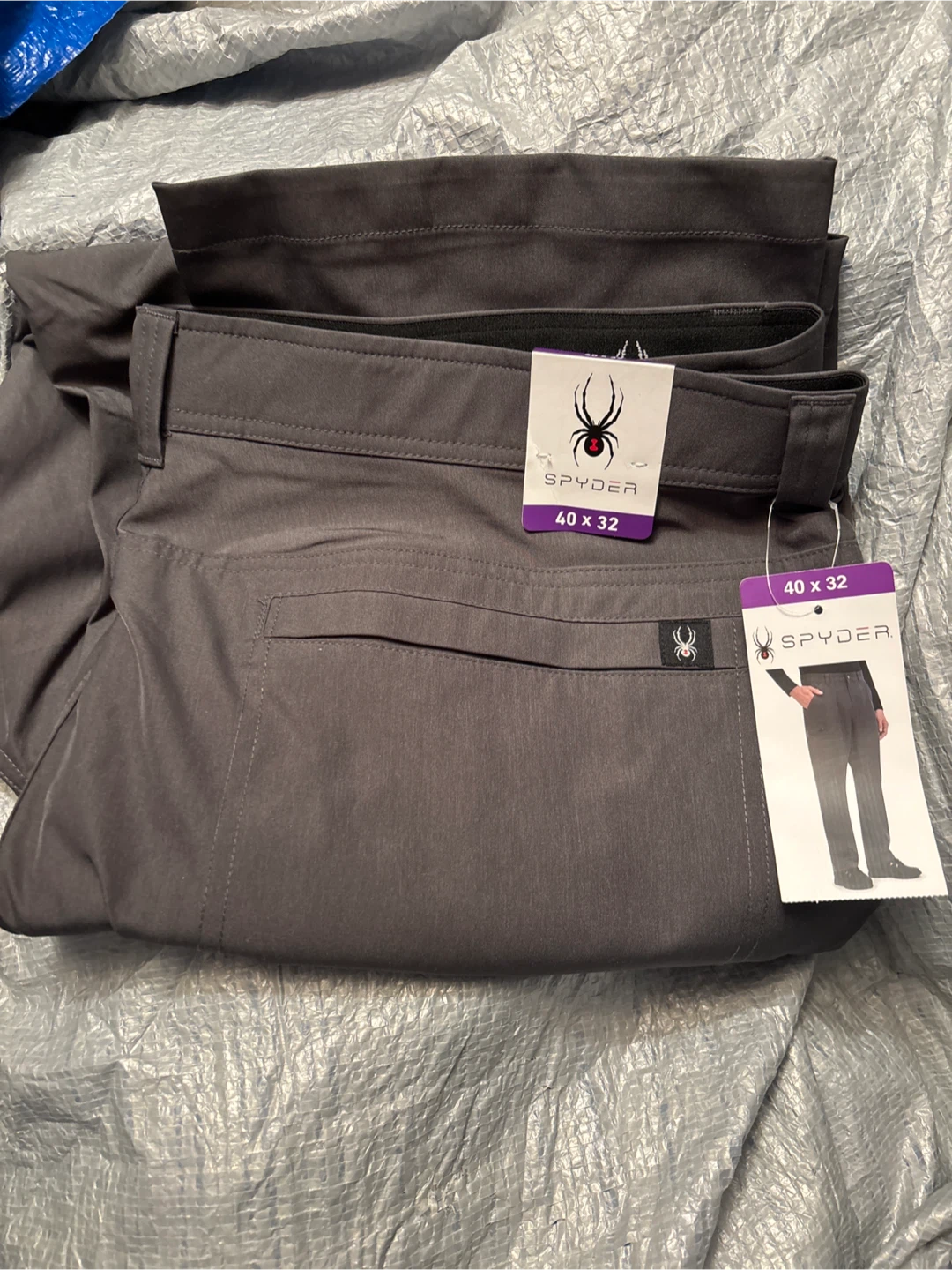 Spyder Men's Grey Pants 40 x 32