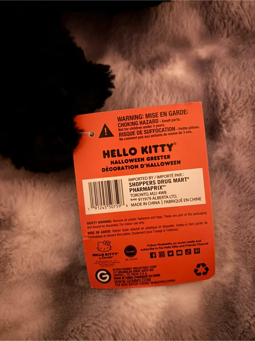 Hello Kitty Halloween Greeter Plush - photo 4
