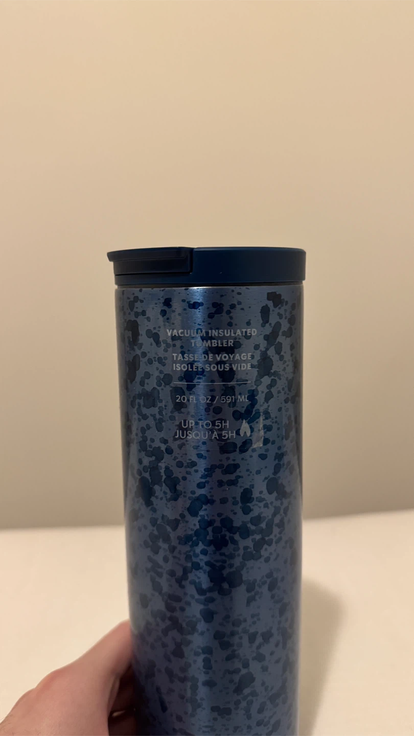 BRAND NEW Stainless Blue Starbucks Tumbler Vacuum Sealed - photo 3