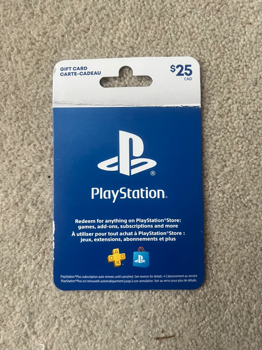 $25 PlayStation Gift Card