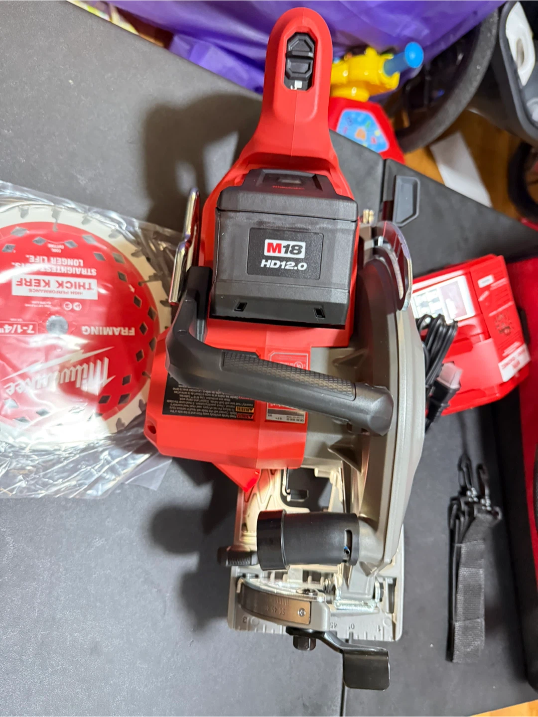 Milwaukee M18 FUEL Circular Saw with 12.0 Ah Battery & Charger