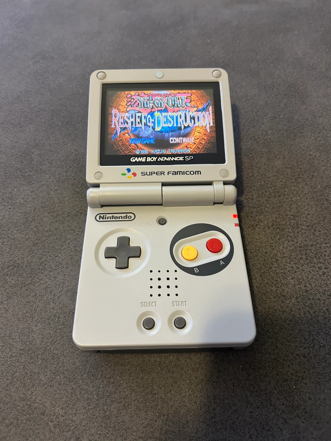 Nintendo Game Boy Advance SP Super Famicom Edition with 3 Games