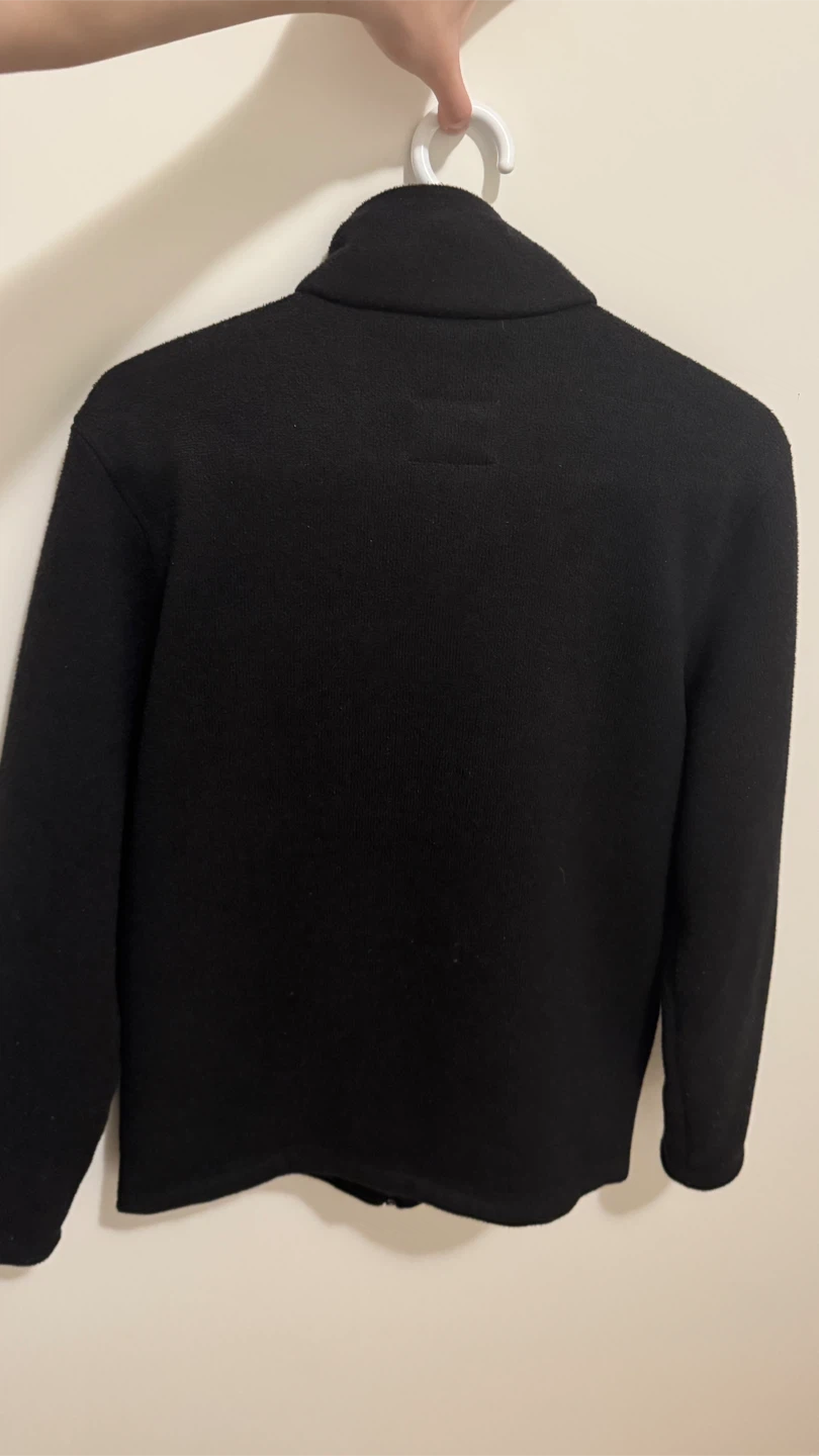 LIKE NEW M&S Charcoal Fleece Zip-Up Jacket - Small - photo 2