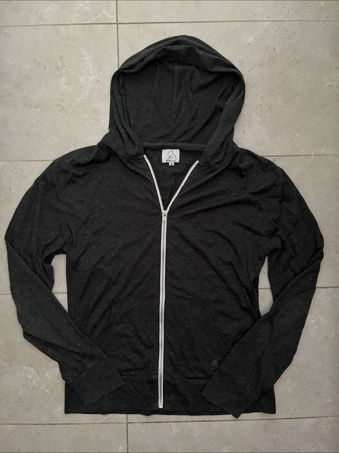 Kuwalla Grey Zip-Up Hoodie