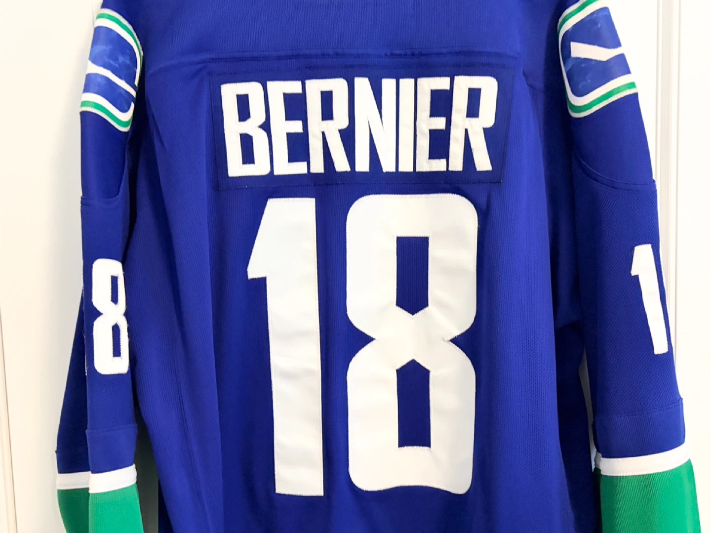Authentic Reebok Vancouver Canucks Steve Bernier Jersey Large - photo 2