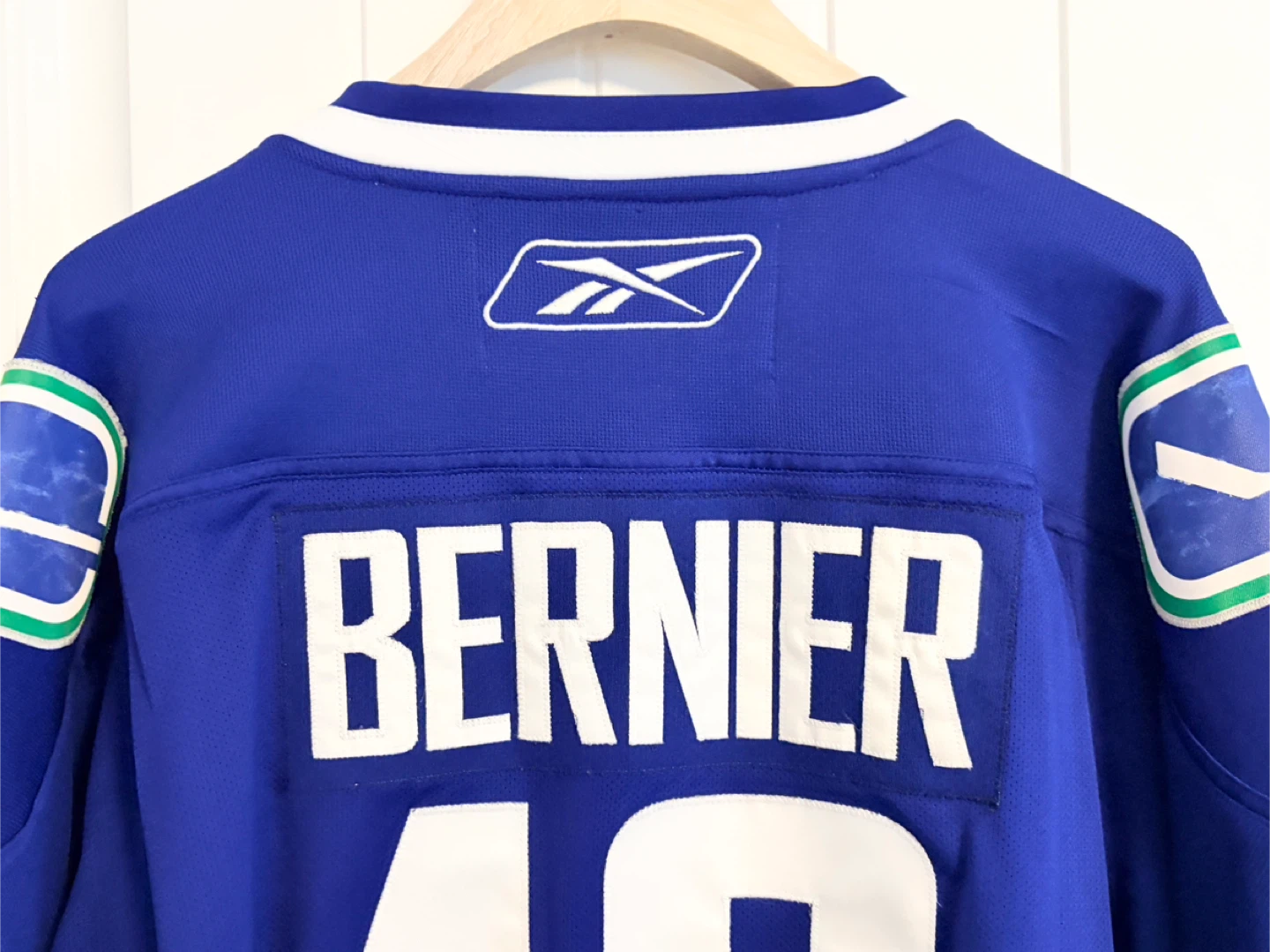 Authentic Reebok Vancouver Canucks Steve Bernier Jersey Large - photo 3