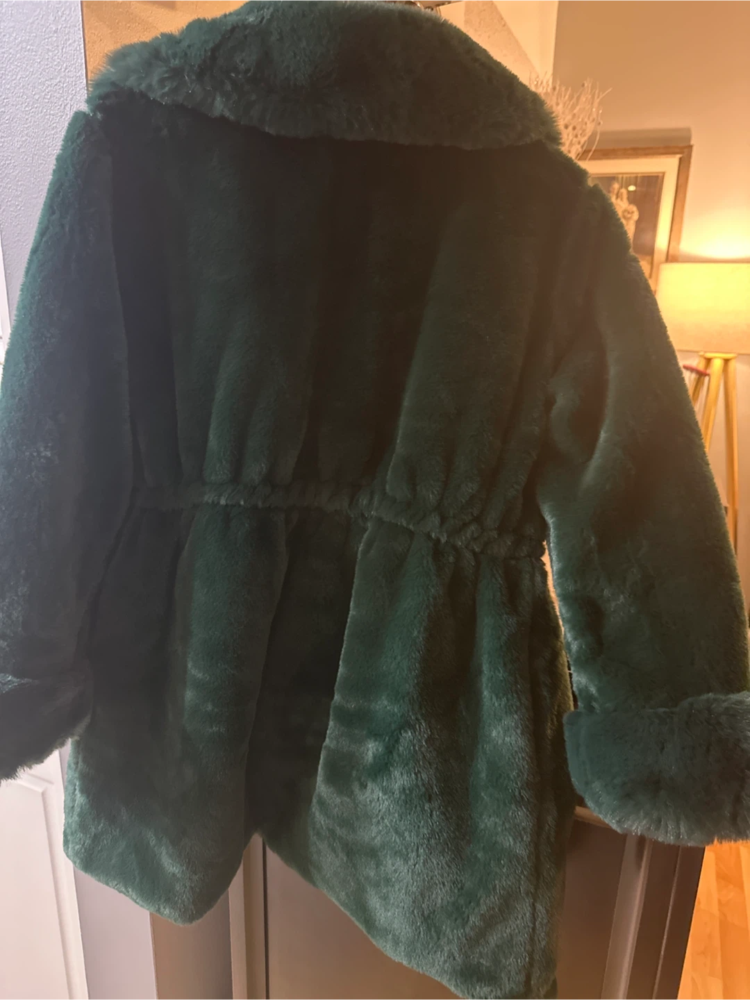 Green Faux Fur Coat - photo 2