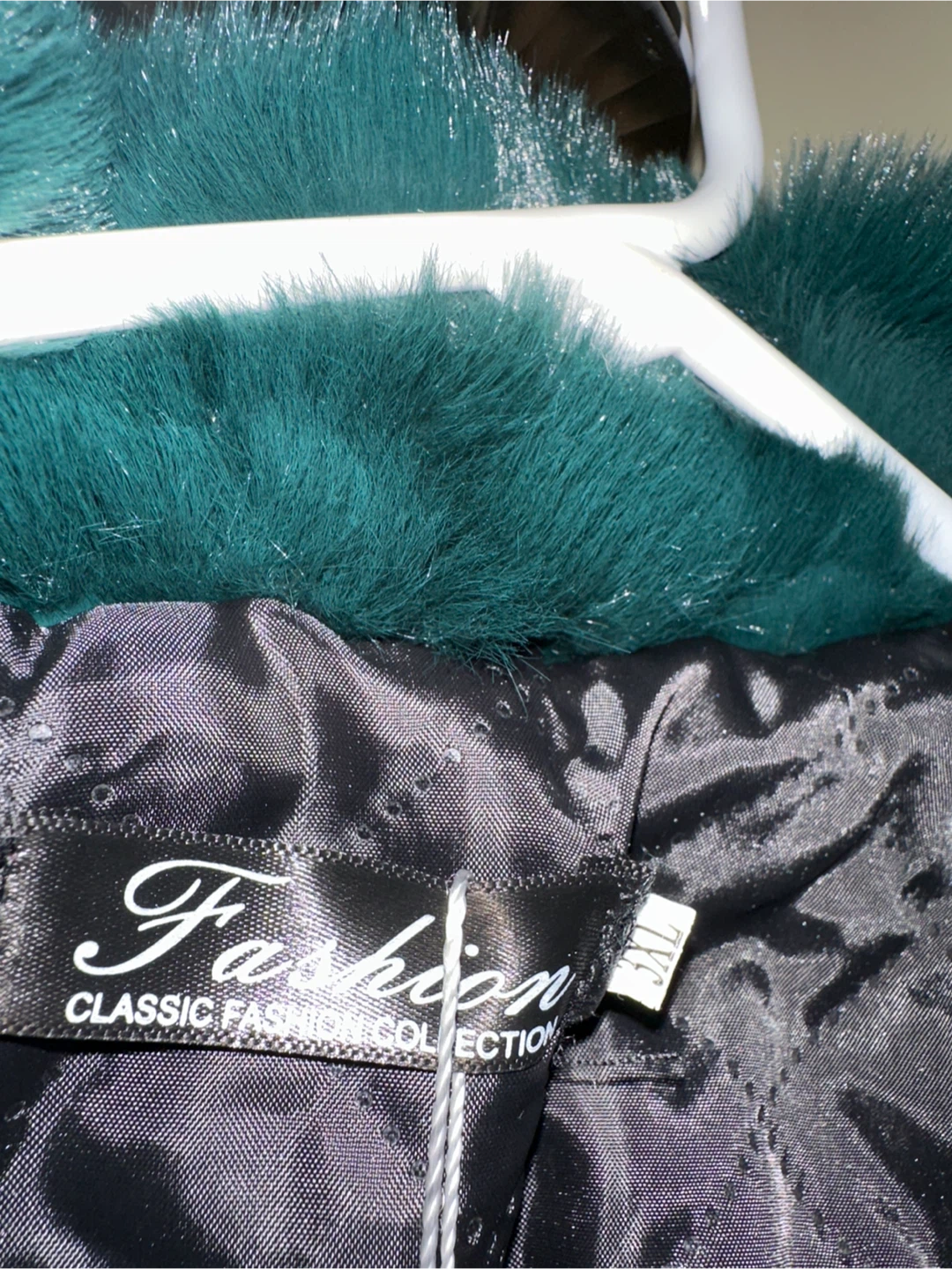 Green Faux Fur Coat - photo 5