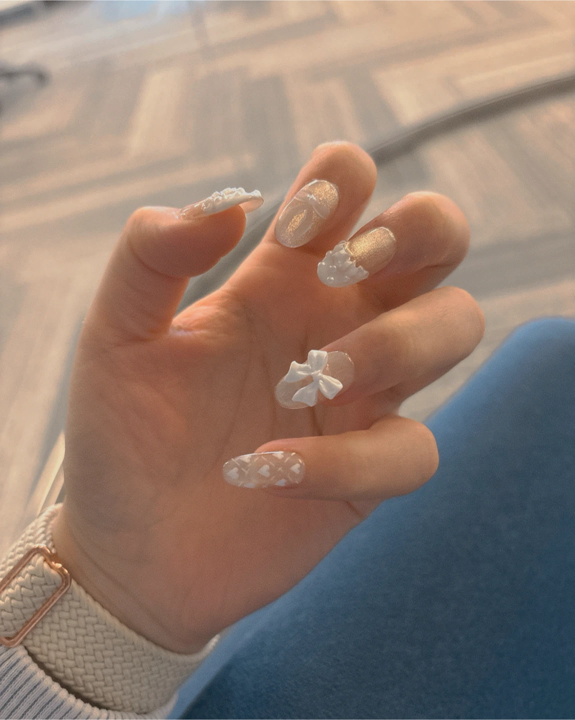 Handmade Press-On Nails with Tool Kit - photo 5