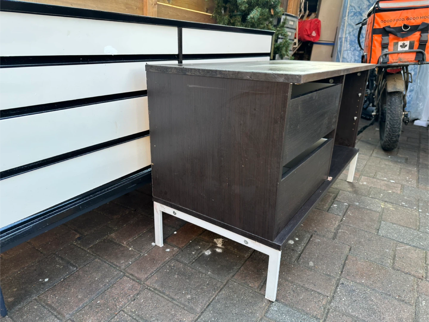 Dark Brown Dresser/TV Stand with Drawers - photo 4