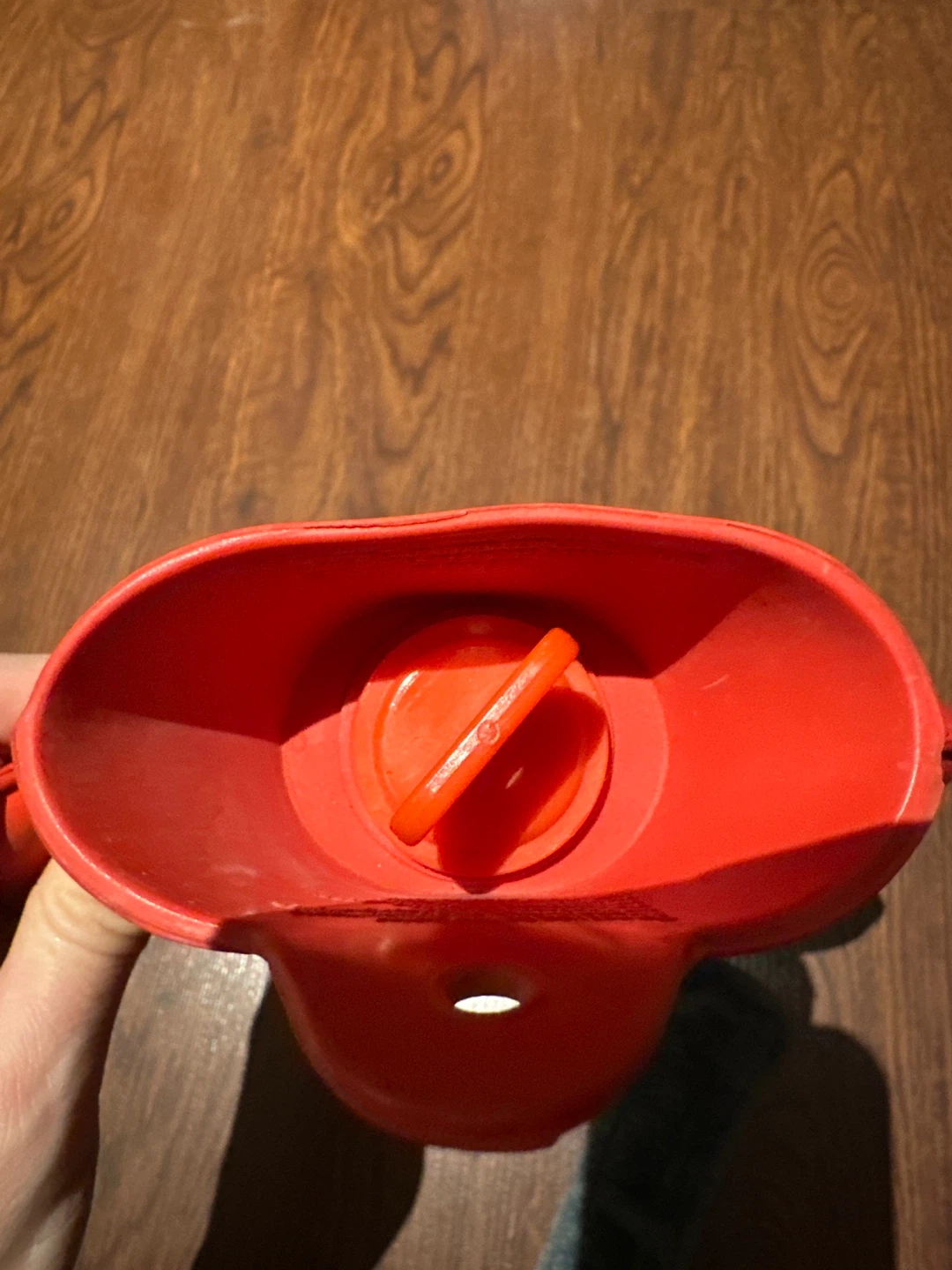 Red Rubber Hot Water Bottle - photo 2