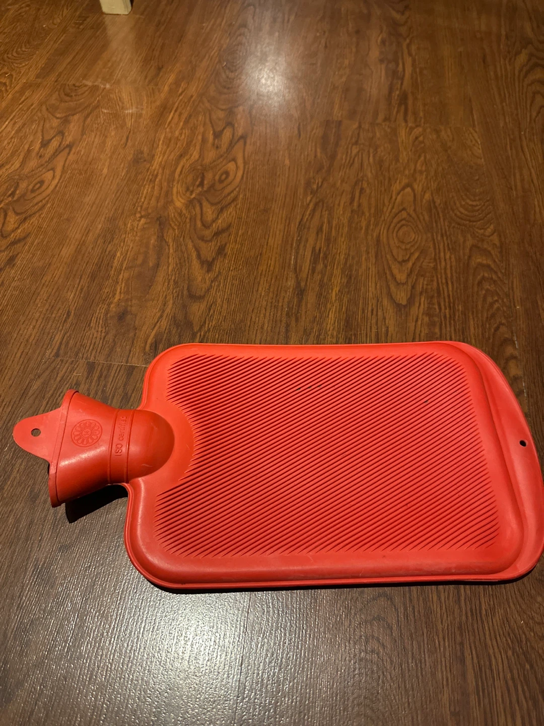 Red Rubber Hot Water Bottle