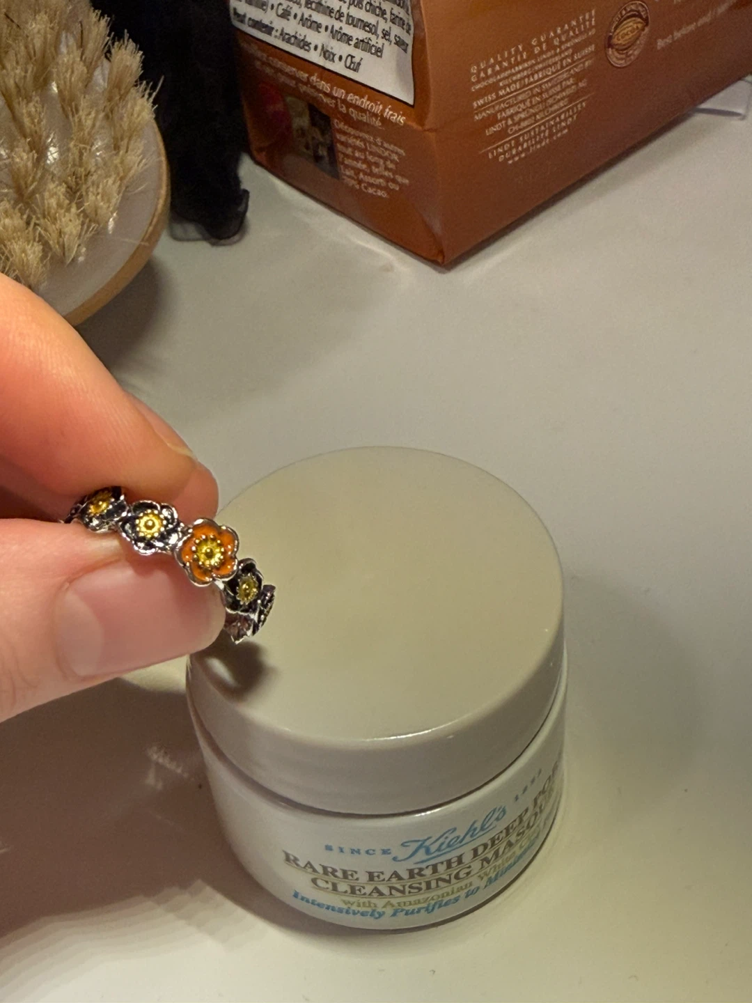 Adjustable Floral Ring