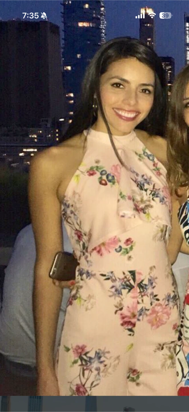 Light Pink Floral Halter Jumpsuit - photo 2