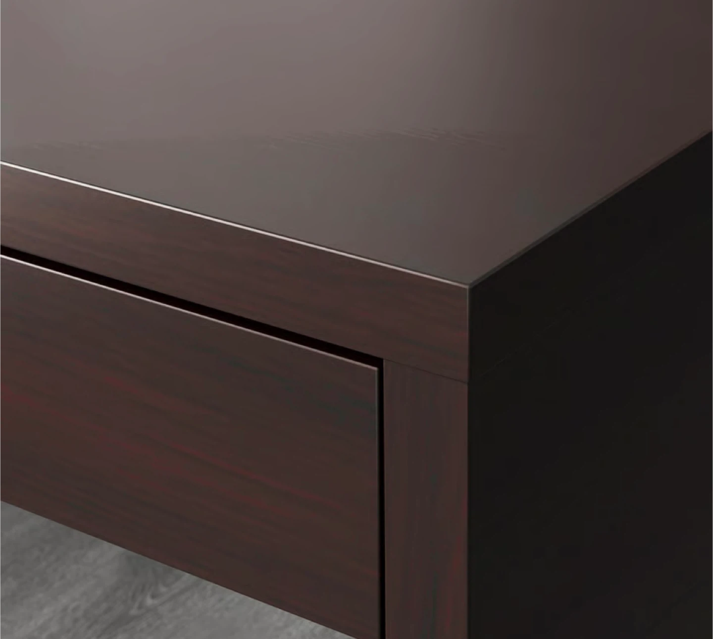 IKEA MICKE Desk, black-brown, 55 7/8x19 5/8 " - photo 5