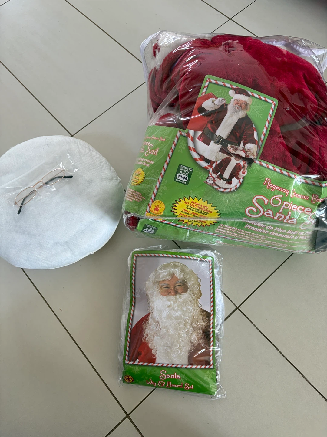 Rubie's Santa Claus Costume & Wig/Beard Set