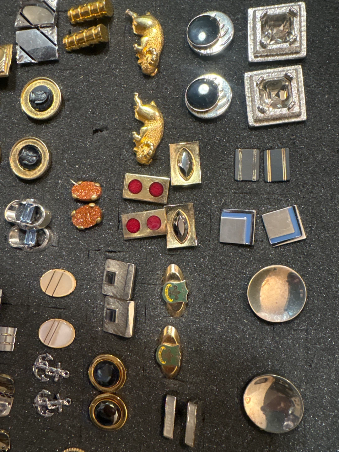 Assorted Cufflinks and Studs Set 70+ - photo 3